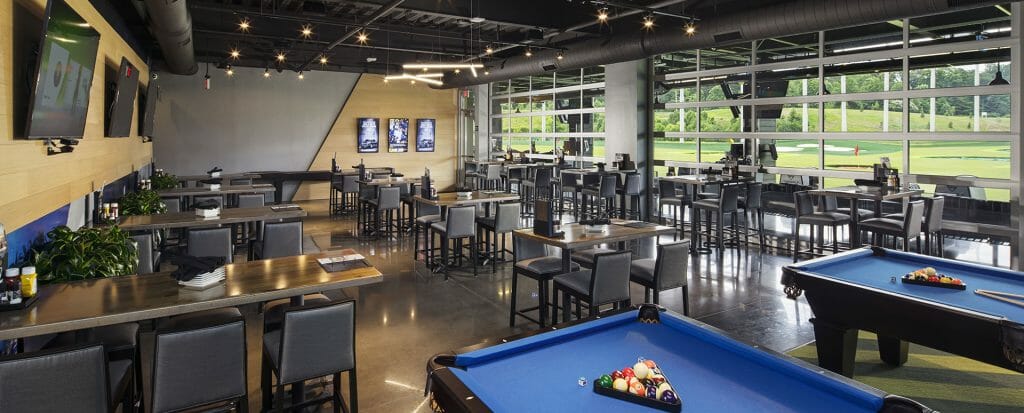 TopGolf - Charlotte, NC 1 TopGolf Charlotte, NC Interior | North Carolina Entertainment Complex Construction | ARCO Design Build