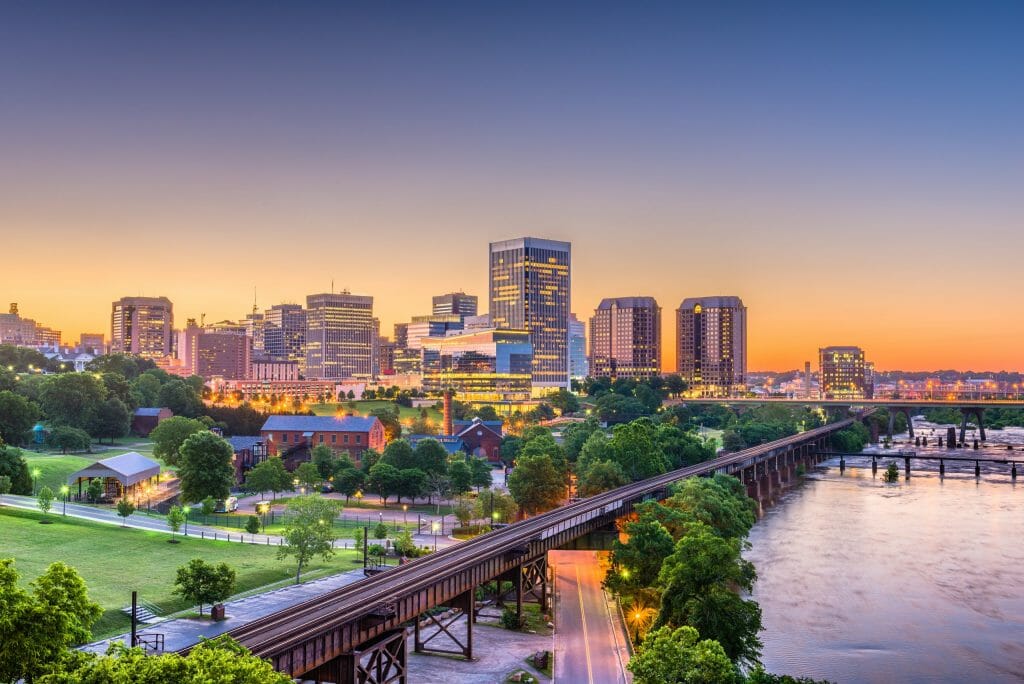 Skyline of Richmond, Virginia