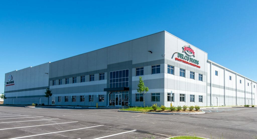 Indy_Delco-Foods Delco Foods manufacturing warehouse in Columbus, OH | Food and Beverage construction projects in Ohio | ARCO DB