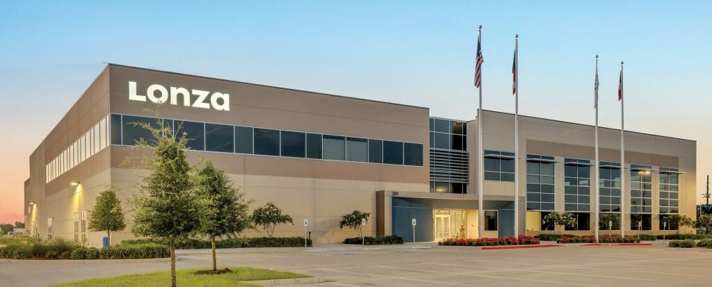 L_2 Lonza building project - exterior front of building