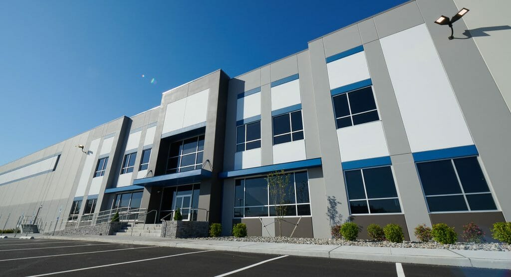 NY_WPTBayonne Exterior view of WPT warehouse in Bayonne, NJ.