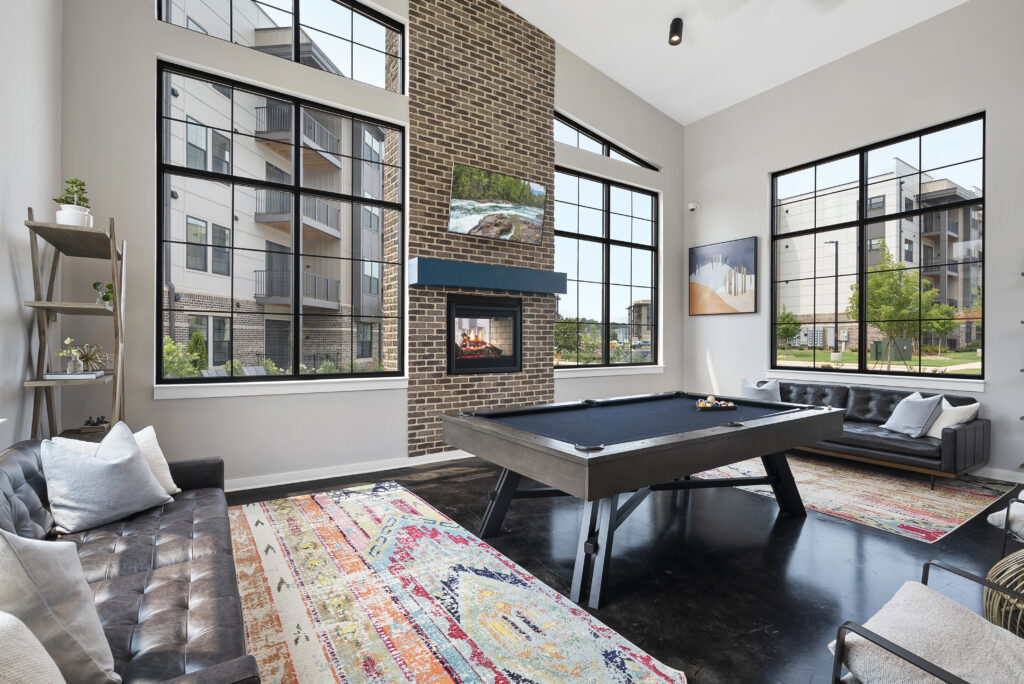 DSC03252 Living room upscale apartment complex design build multifamily development construction company near me | ARCO DB | ARCO Design Build | ARCO Design/Build