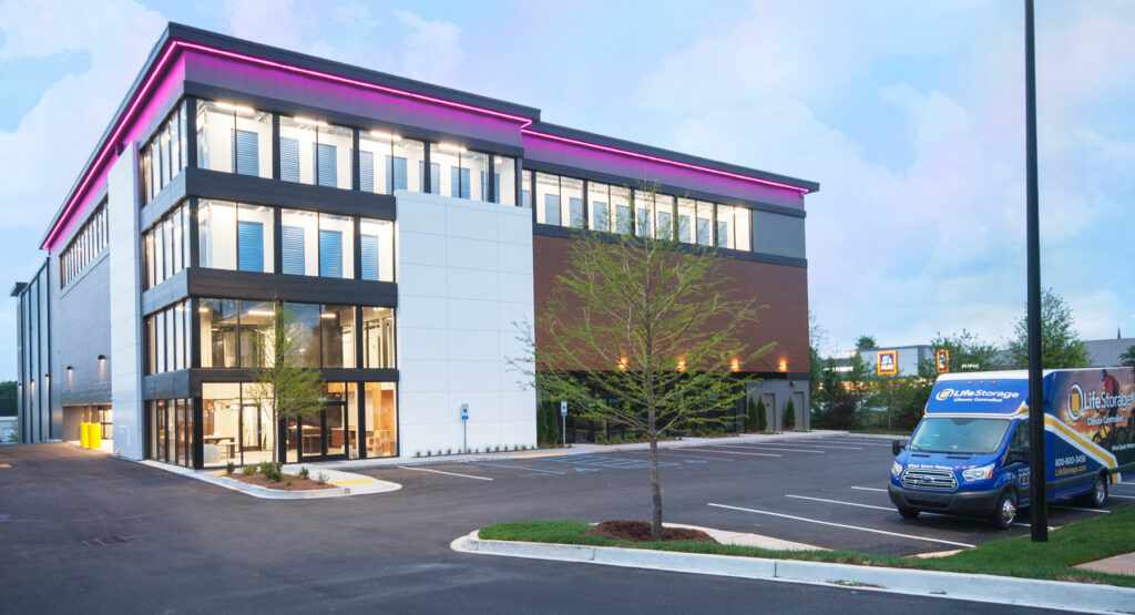 TD-SelfStorage1 Exterior view of TD Self Storage construction project