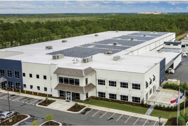 Coastal Beverage Wilmington NC Facility - Wide view of Coastal Beverage warehouse in Wilmington, NC.