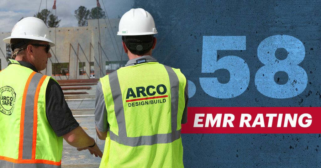 EMR rating image with two ARCO construction workers in hard hats