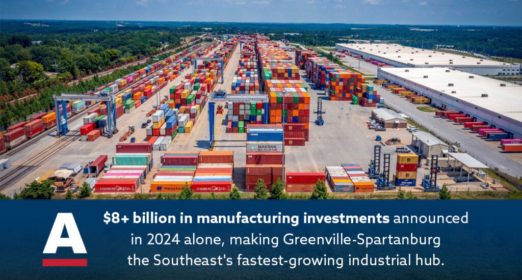 Greenville, NC is becoming the fastest growing industrial hub in the Southeast